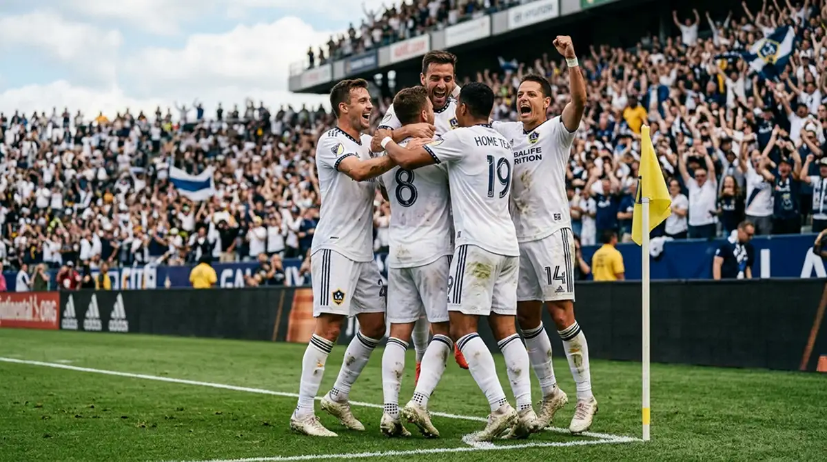 Heim-Soccer-Team feiert ein frühes Tor im MLS-Heimspiel