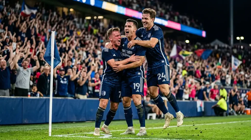 Außenseiter-Soccer-Team feiert überraschendes Tor in einem MLS-Stadion
