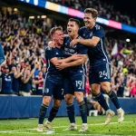 Außenseiter-Soccer-Team feiert überraschendes Tor in einem MLS-Stadion