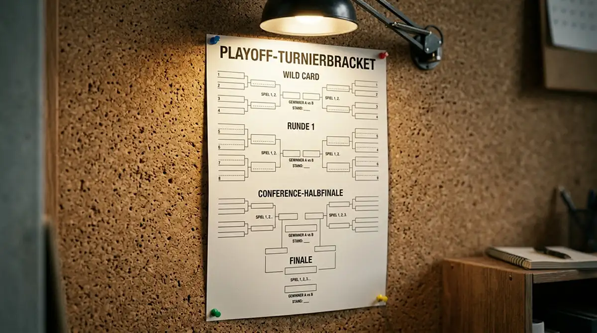 Playoff-Turnierbaum mit Wild Card, Best-of-3-Runde und MLS-Cup-Finale