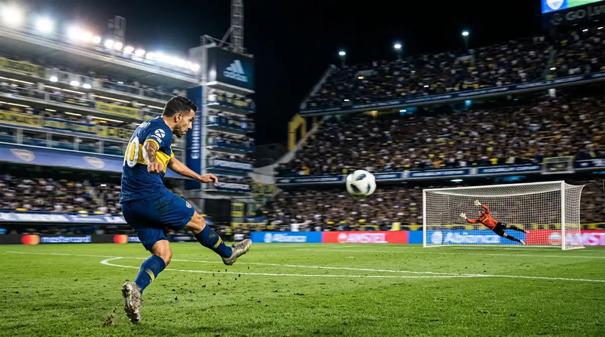Schussversuch aufs Tor als Beispiel für Schuss- und Karten-Märkte in der MLS