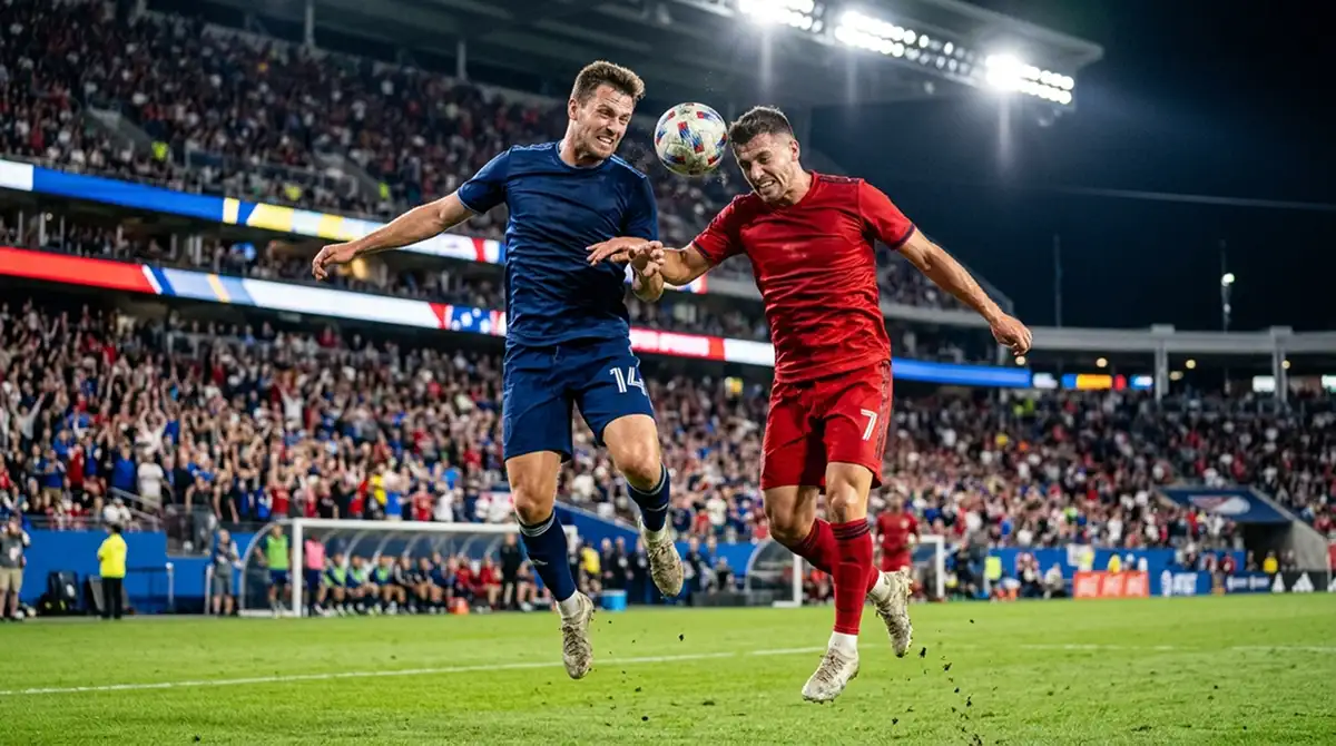 Spannende Spielszene in der Schlussphase eines MLS-Conference-Spiels